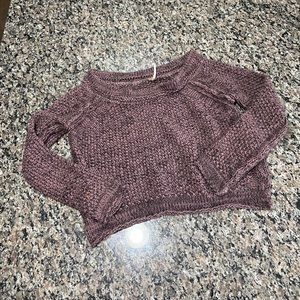 Free People crop sweater